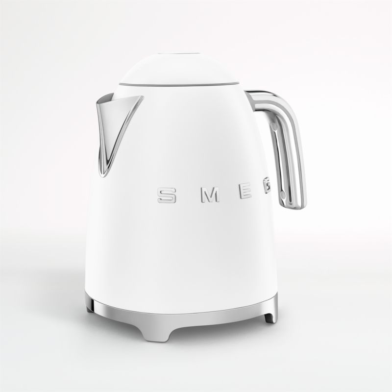 Smeg Matte Jade Green Electric Tea Kettle by Crate and Barrel - Dwell