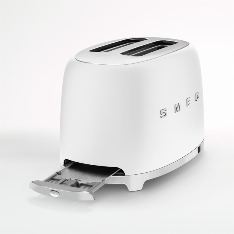 SMEG Matte White Toaster - image 6 of 15