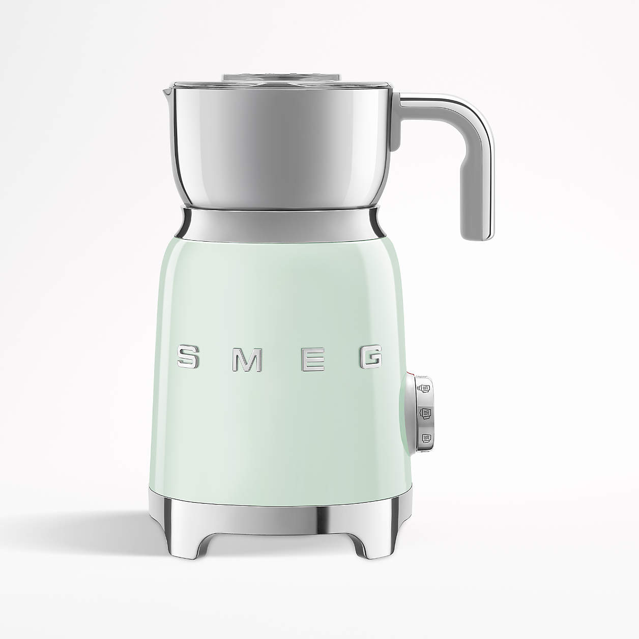 Smeg Pastel Green Milk Frother + Reviews Crate & Barrel