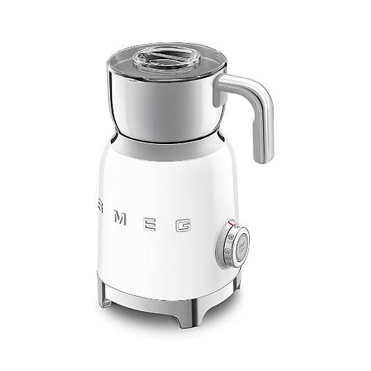 SMEG White Retro Milk Frother