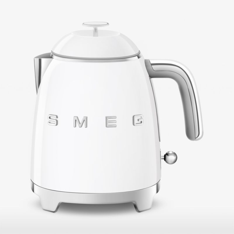 Smeg White Mini Electric Kettle + Reviews | Crate & Barrel