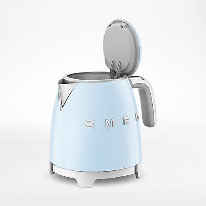 Smeg Electric Tea Kettle- Good Condition- Teal Blue Color Retro Style