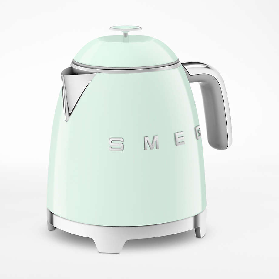 New Smeg Matte Jade Green Electric Tea Kettle