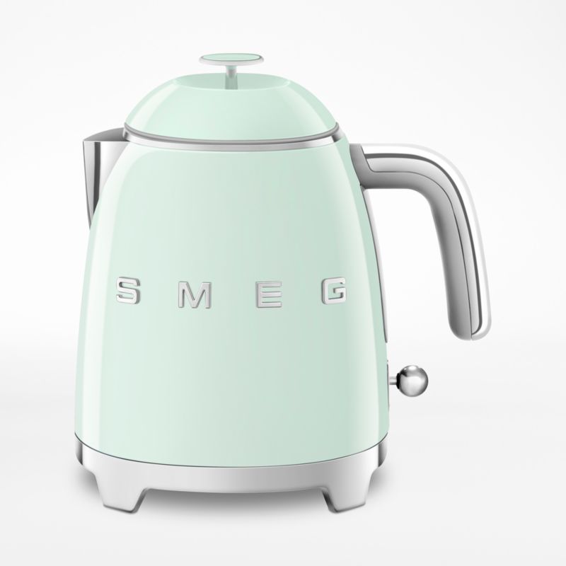 Smeg Matte Jade Green Electric Tea Kettle by Crate and Barrel - Dwell