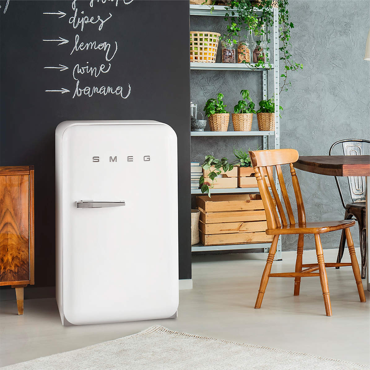 smeg apartment fridge