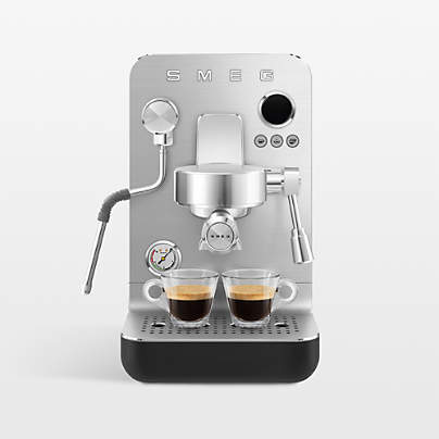 SMEG Semi-Professional Espresso Machine in Matte Black