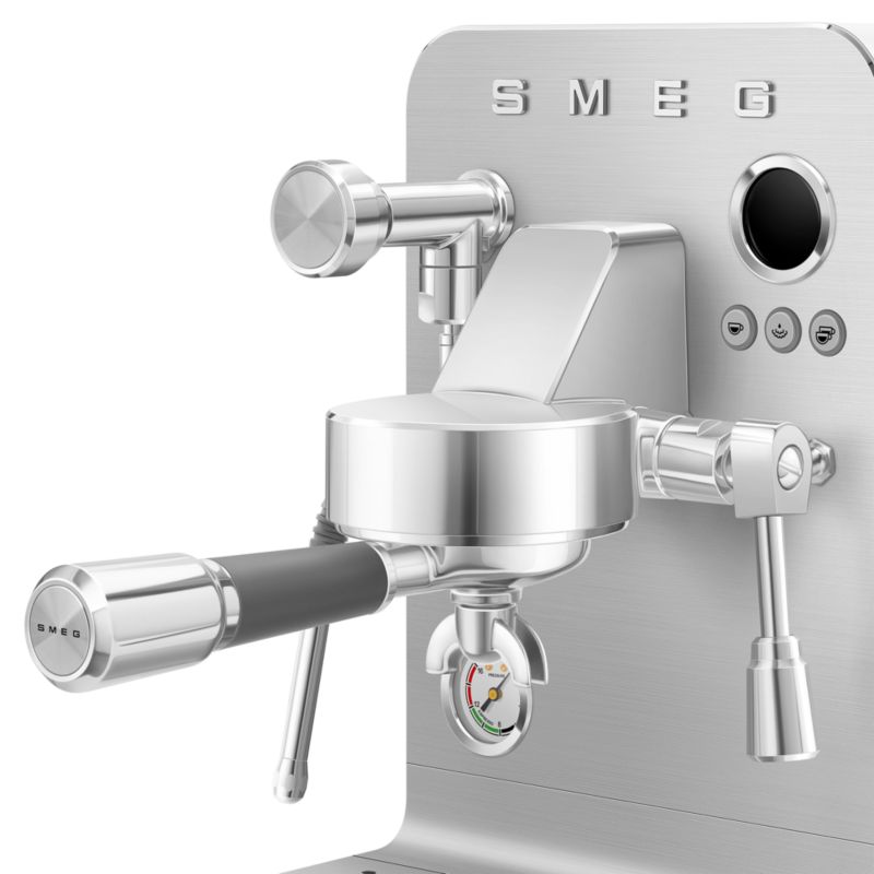 SMEG Semi-Professional Espresso Machine in Matte White - image 6 of 8