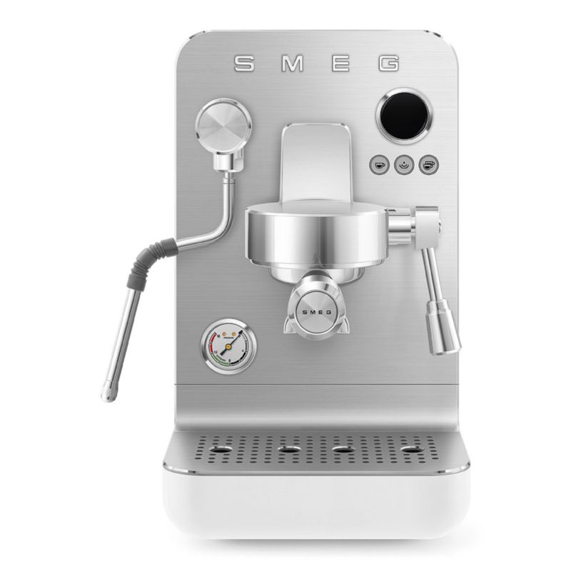 SMEG Semi-Professional Espresso Machine in Matte White - image 4 of 8