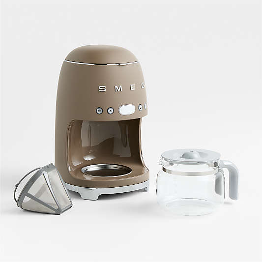 SMEG Matte Mocha Drip Coffee Maker