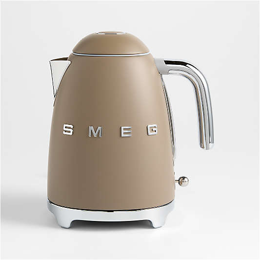 SMEG Matte Mocha Retro Electric Tea Kettle