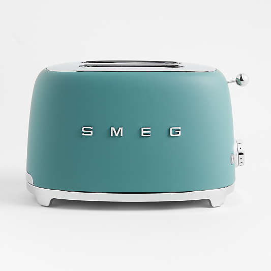 SMEG Matte Jade Green 2-Slice Toaster