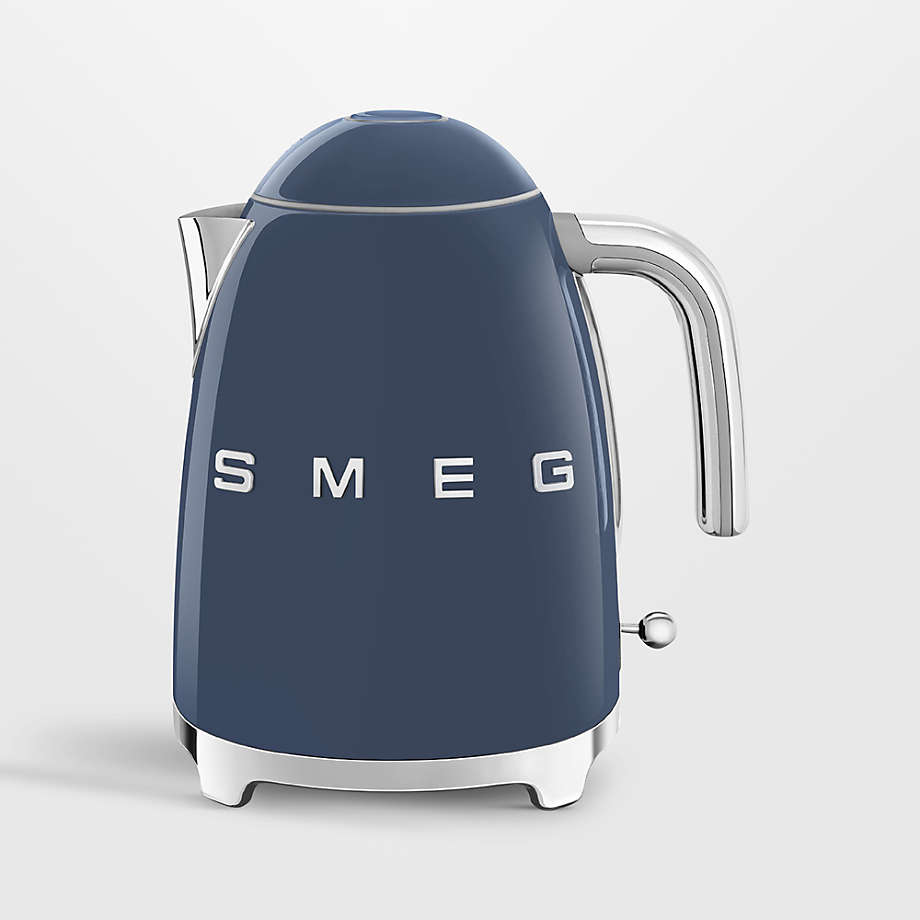Smeg Navy Retro Electric Tea Kettle + Reviews | Crate & Barrel