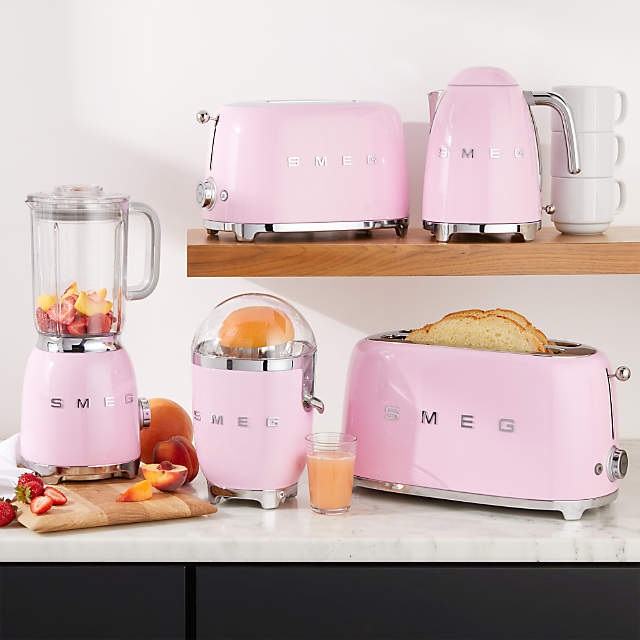 Smeg 4x4 Slot Toaster - Pink
