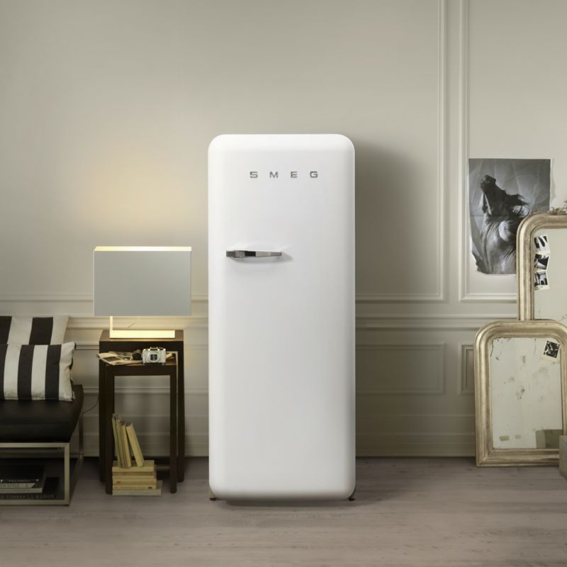 SMEG FAB 28 Matte White Refrigerator - image 8 of 12