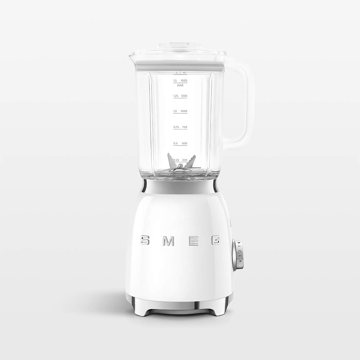Smeg White Retro Blender Crate & Barrel