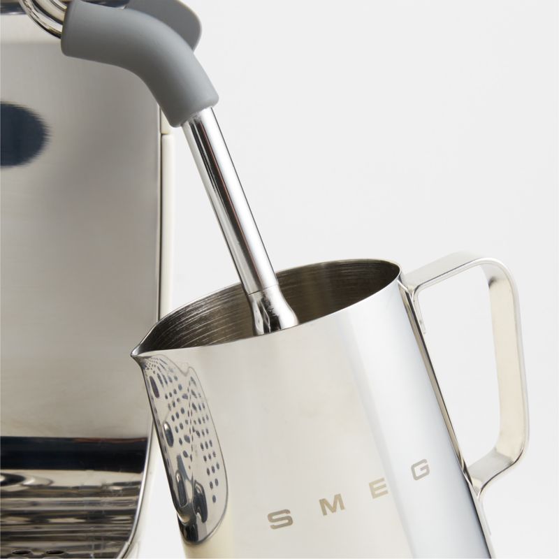 SMEG Cream Semi-Automatic Coffee and Espresso Machine with Milk Frother - image 4 of 9