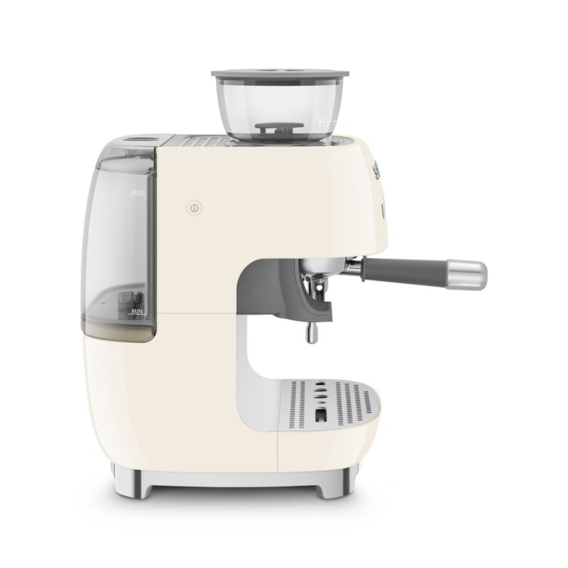 SMEG Cream Semi-Automatic Coffee and Espresso Machine with Milk Frother - image 7 of 9