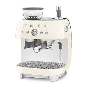 Smeg Cream Espresso Machine + Reviews | Crate & Barrel