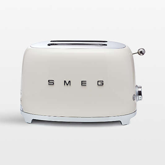 SMEG Cream 2-Slice Retro Toaster