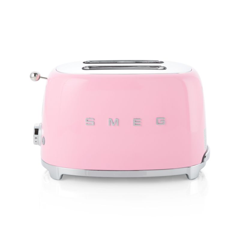 SMEG 2 Slice Toaster, Pink –