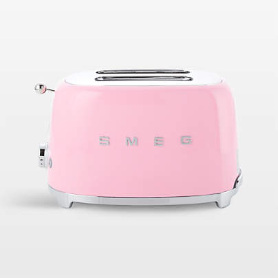SMEG Pink 2-Slice Retro Toaster