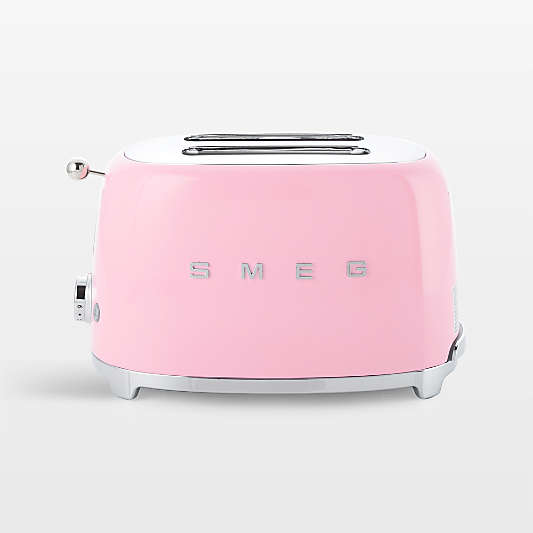SMEG Pink 2-Slice Retro Toaster