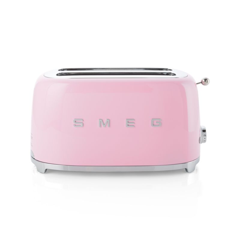 Smeg Kettle and Four Slice Toaster Breakfast Pack Pink 1EA