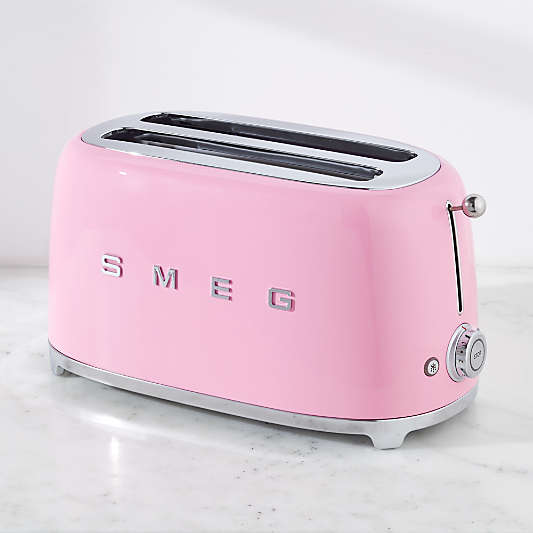 SMEG Pink 4-Slice Toaster