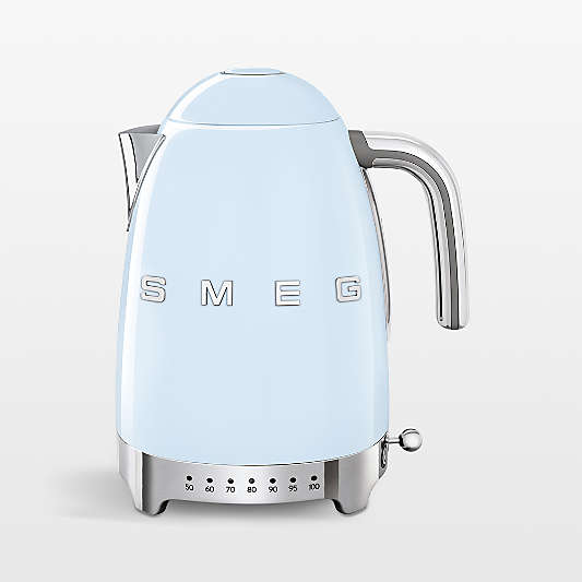 SMEG Pastel Blue Variable Temperature Electric Kettle