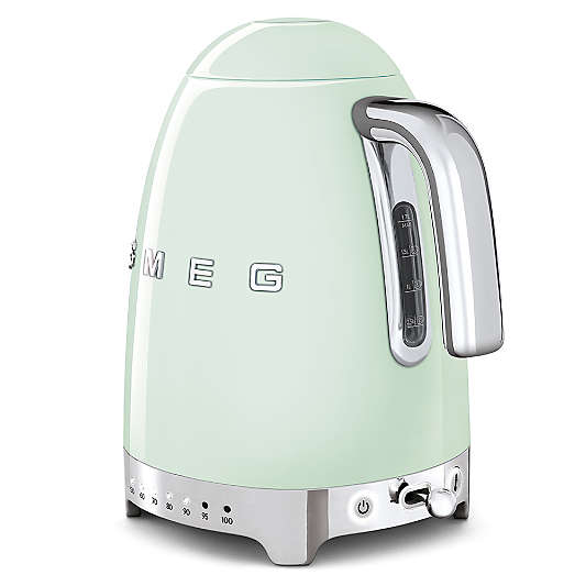 SMEG Pastel Green Variable Temperature Electric Kettle