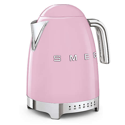 SMEG Pink Variable Temperature Electric Kettle