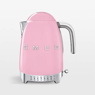 SMEG Pink Variable Temperature Electric Kettle