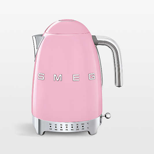 SMEG Pink Variable Temperature Electric Kettle