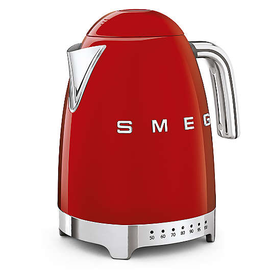 SMEG Red Variable Temperature Electric Kettle
