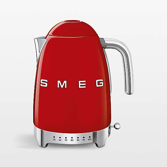 SMEG Red Variable Temperature Electric Kettle