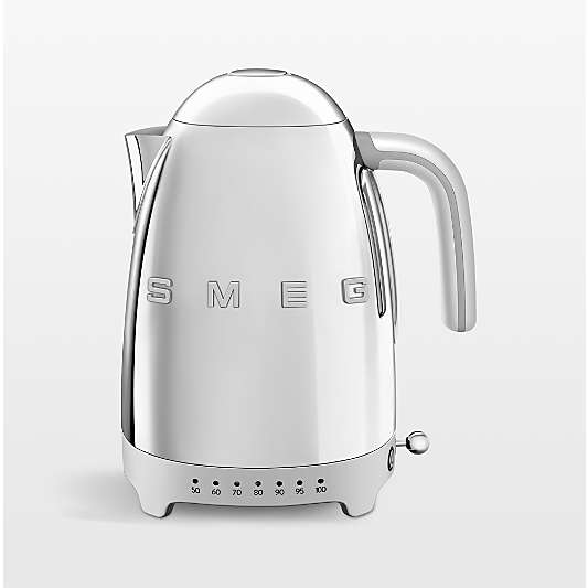 SMEG Silver Variable Temperature Electric Kettle