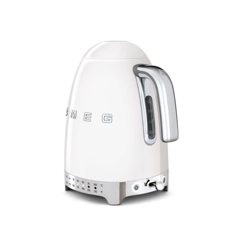 SMEG White Variable Temperature Electric Kettle - image 1 of 3