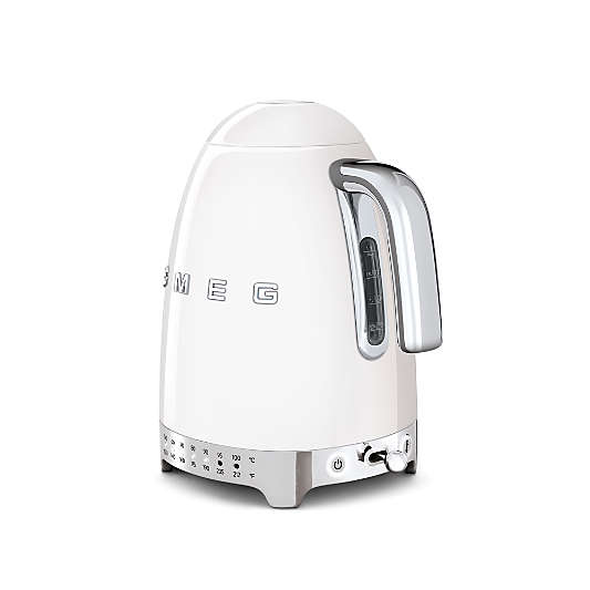 SMEG White Variable Temperature Electric Kettle