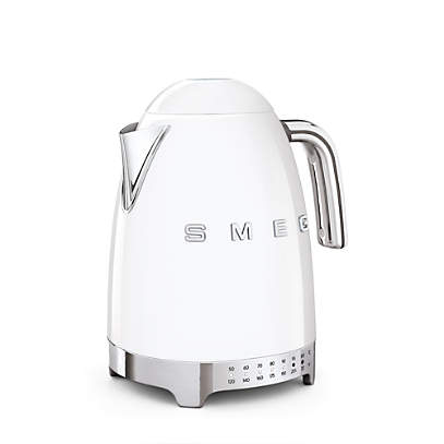 Smeg Black Retro Electric Tea Kettle + Reviews | Crate & Barrel