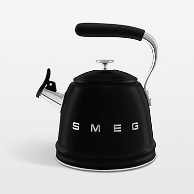 View SMEG Black Whistling Stovetop Kettle details