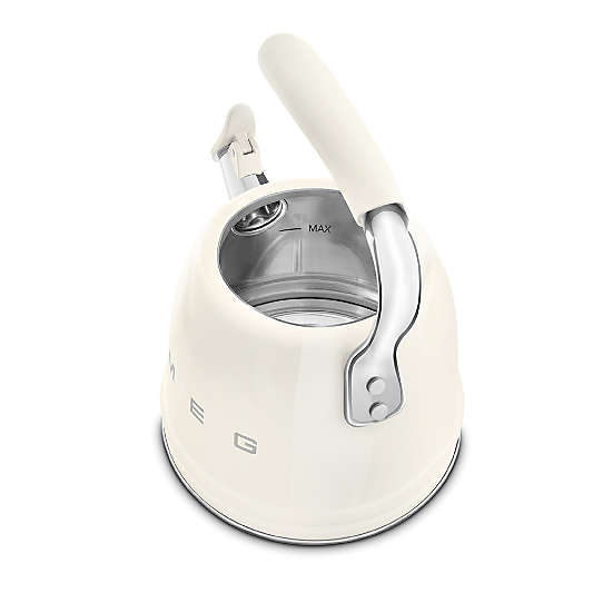 SMEG Cream Whistling Stovetop Kettle