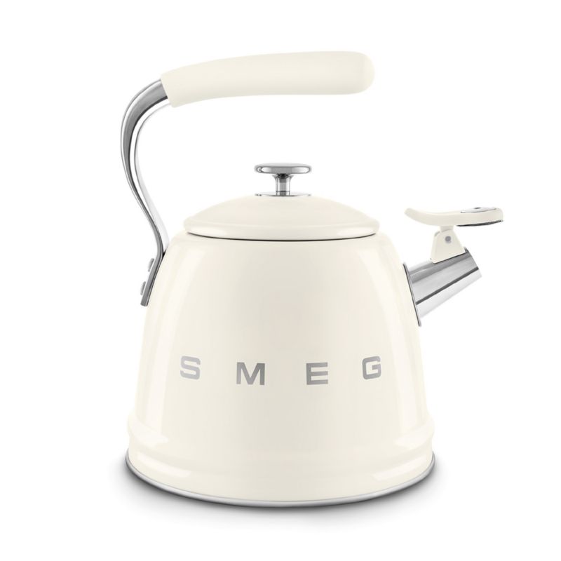 SMEG Cream Whistling Stovetop Kettle - image 2 of 4