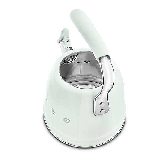 SMEG Pastel Green Retro Whistling Stovetop Kettle