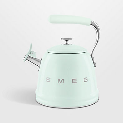 View SMEG Pastel Green Whistling Stovetop Kettle details