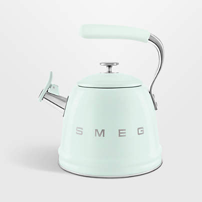 SMEG Pastel Green Whistling Stovetop Kettle