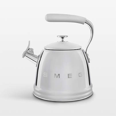 SMEG Stainless Steel Retro Whistling Stovetop Kettle