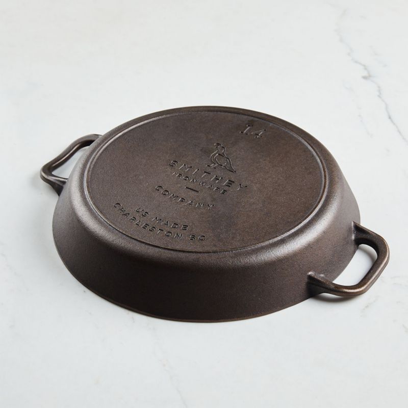Smithey 14" Cast Iron Dual Handle Skillet - image 4 of 6