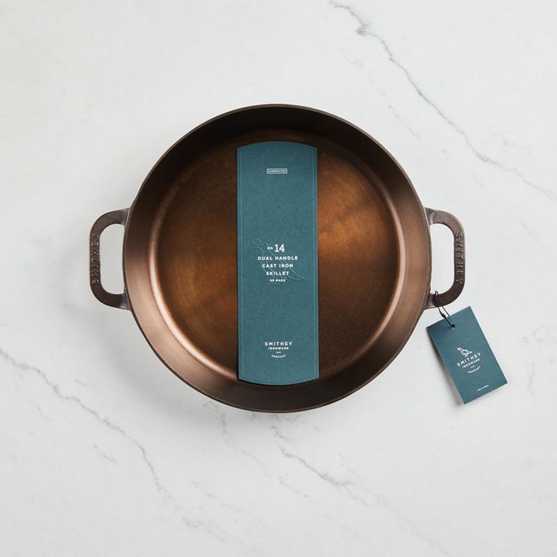 Smithey 14" Cast Iron Dual Handle Skillet - image 3 of 6