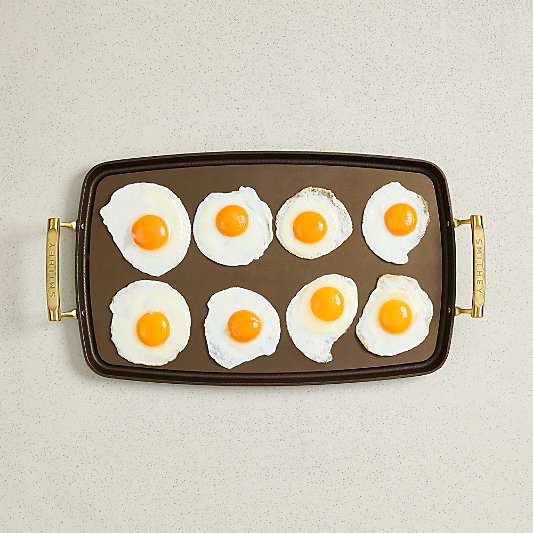 Smithey Cast Iron Double Burner Griddle