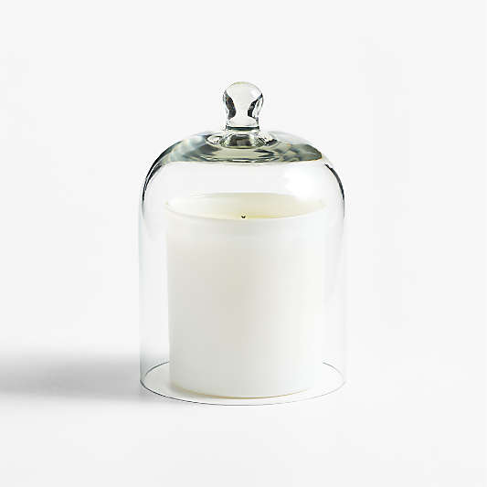 Small Glass Cloche for Pillar and Jar Candles